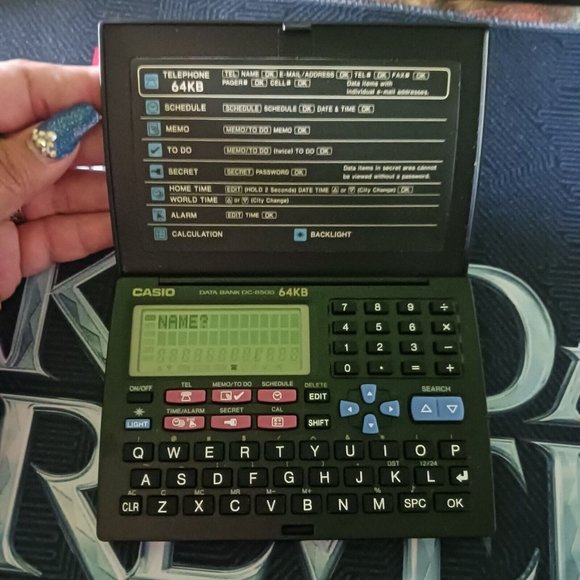CASIO DATA BANK DC 8500 64KB PDA ELECTRONIC PC PERSONAL ORGANIZER CALCULATOR - Picture 7 of 7